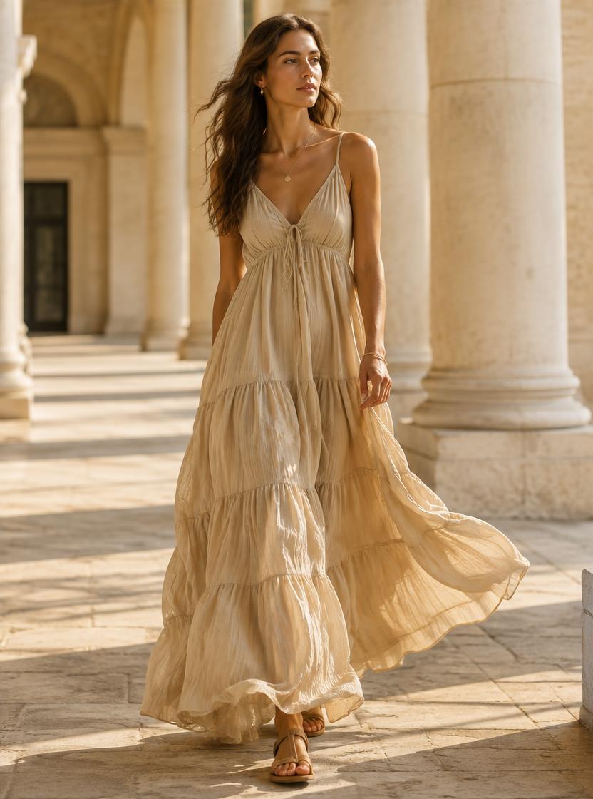 Sofia Tiered Maxi