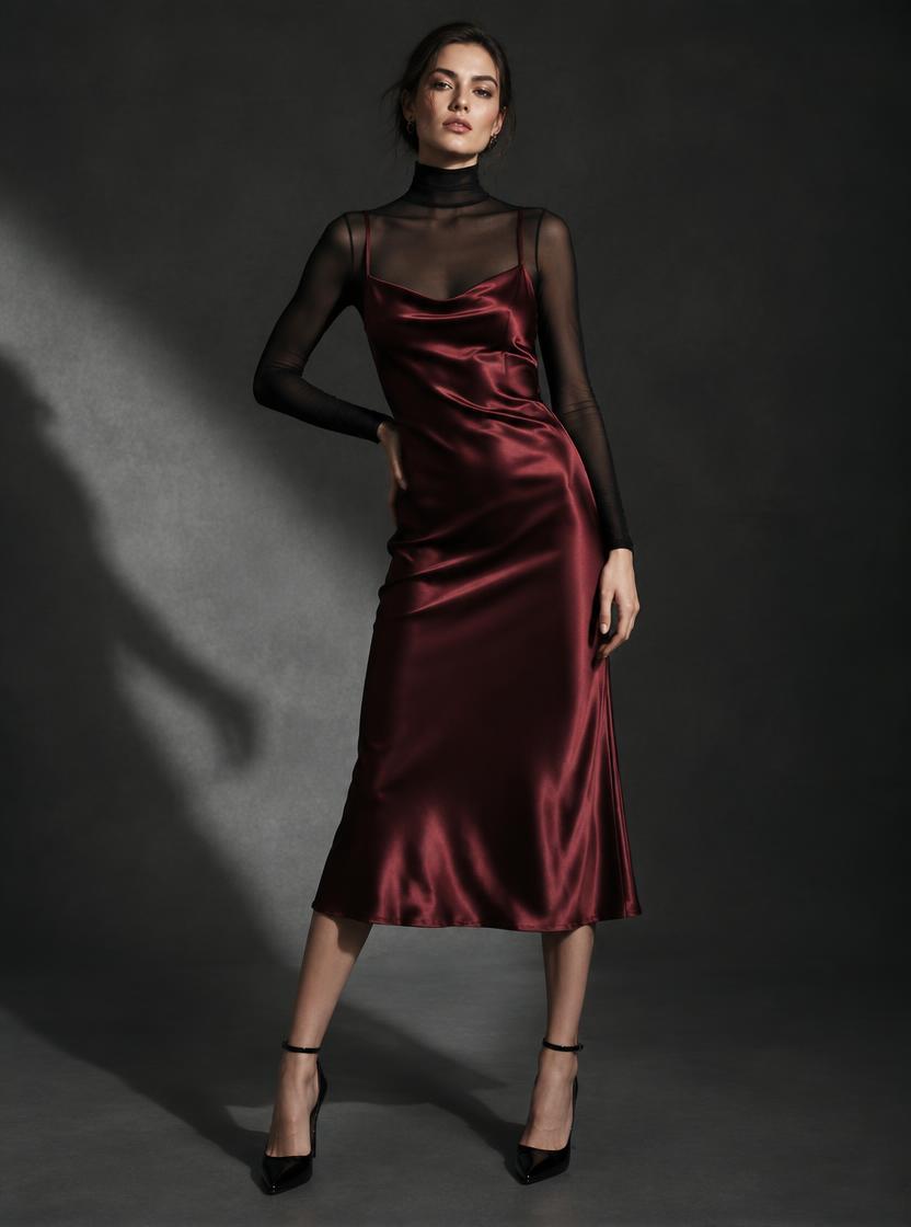 Elia Satin Slip Dress